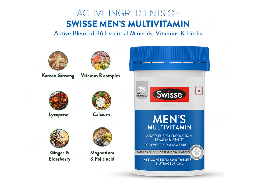 Swisse Ultivite Men's Multivitamin Tablet