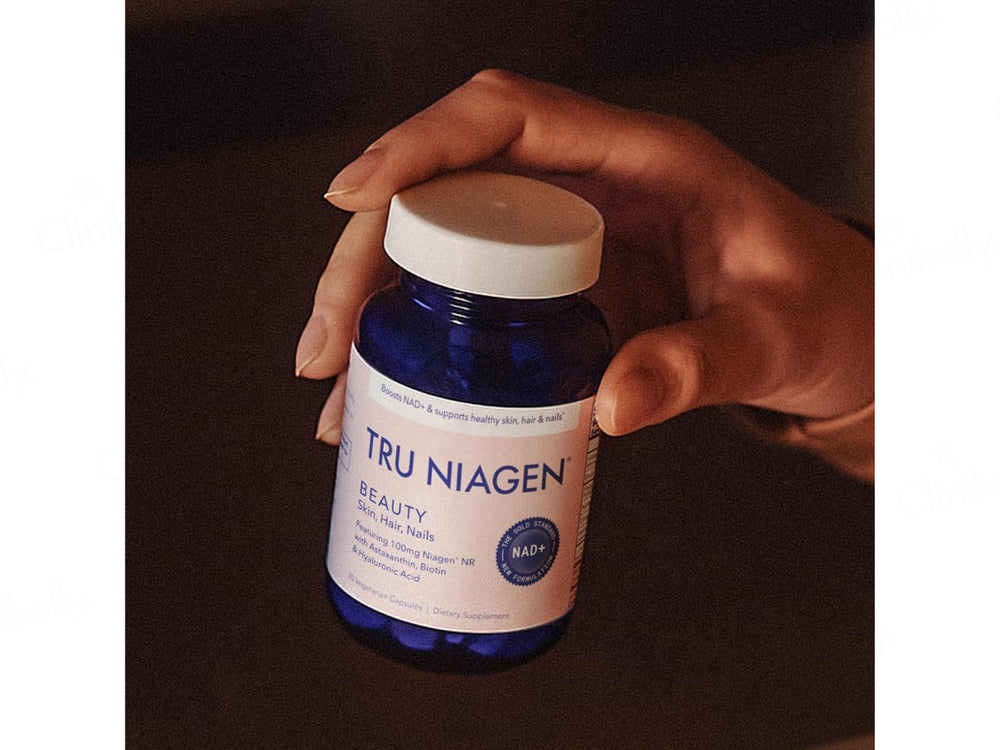 TRU Niagen Beauty Dietary Supplement Veg Capsule For Skin, Hair, Nails