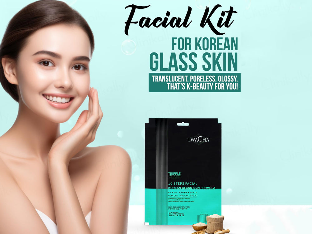 TWACHA 10 Steps Korean Glass Skin Formula Facial Kit