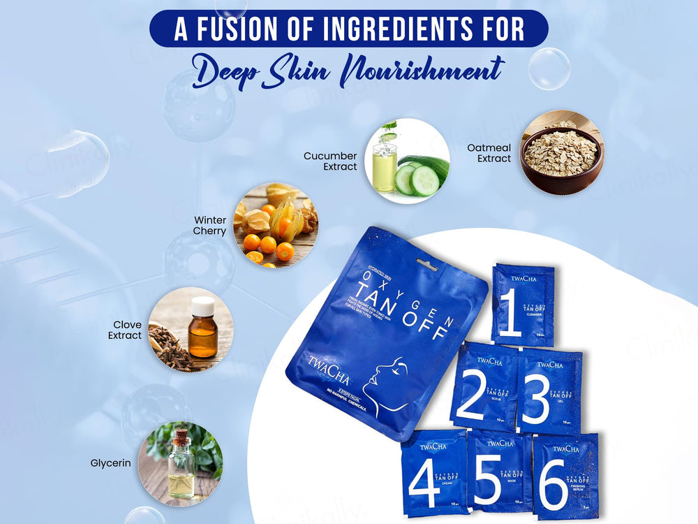 TWACHA Oxygen Tan Off Facial Kit