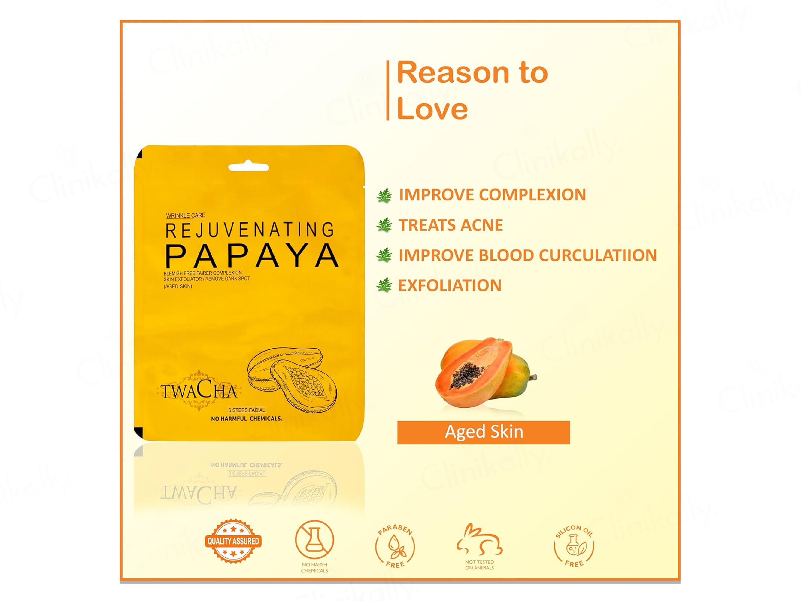 TWACHA Rejuvenating Papaya Facial Kit