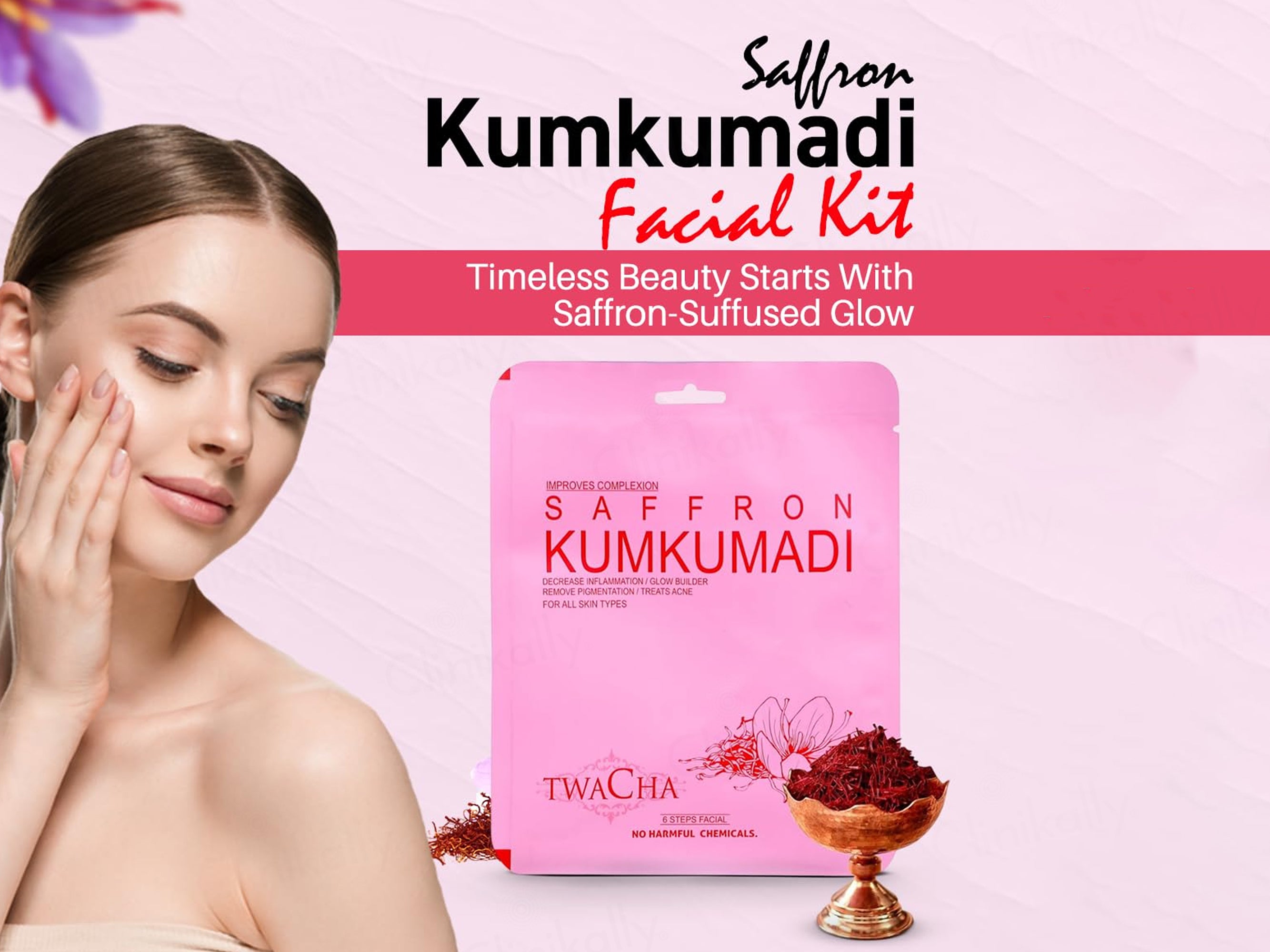 TWACHA Saffron Kumkumadi Facial Kit