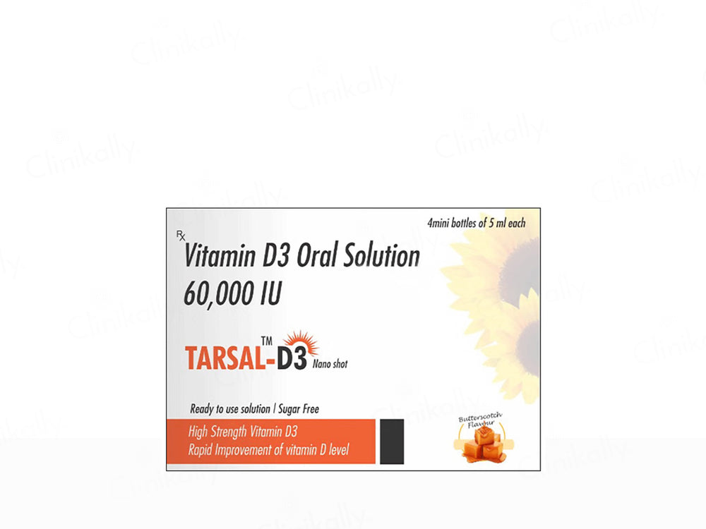 Tarsal-D3 Sugar Free Nano Shots - Butterscotch Flavour
