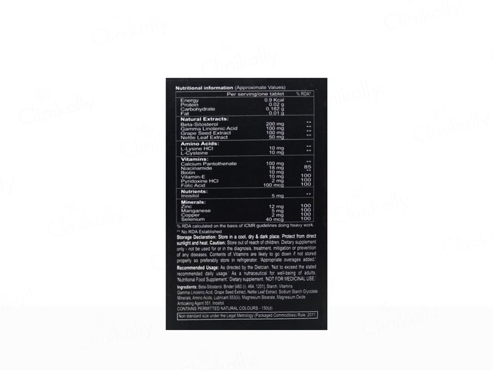 Telogain-Max Nutraceutical Hair Tablet