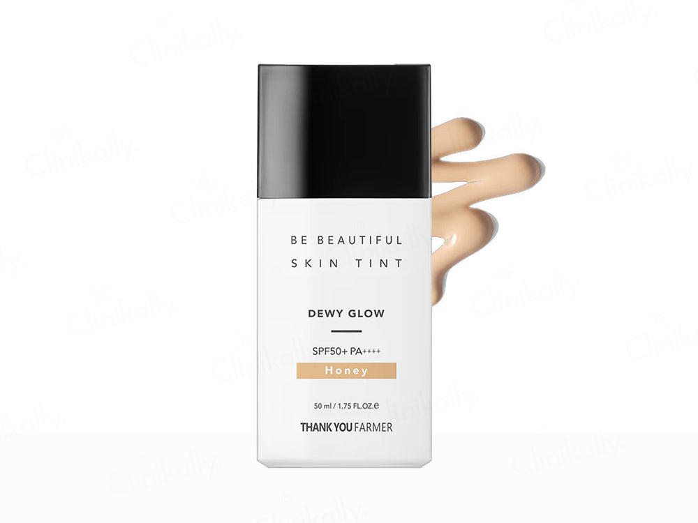 Thank You Farmer Be Beautiful Skin Tint Dewy Glow Moisturiser Sunscreen SPF 50 PA++++ (Honey)