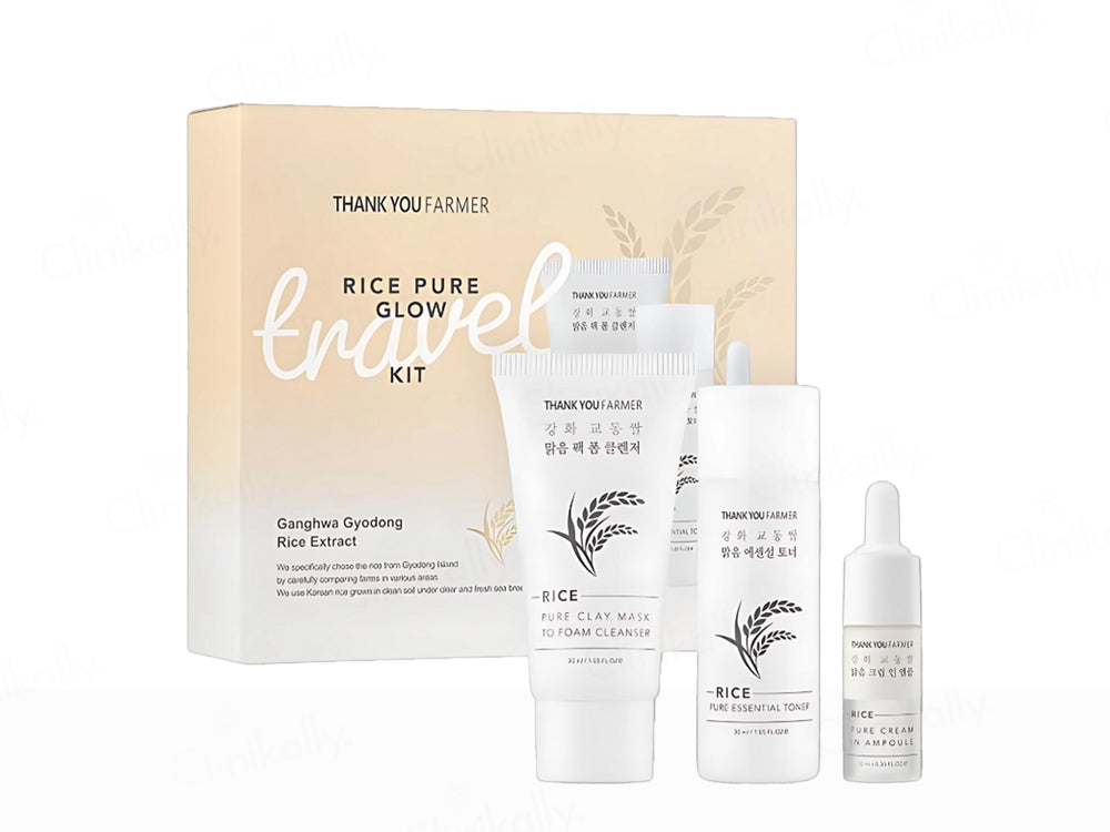 Thank You Farmer Rice Pure Glow Travel Kit