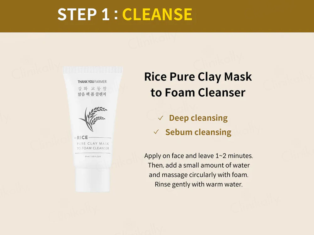 Thank You Farmer Rice Pure Glow Travel Kit