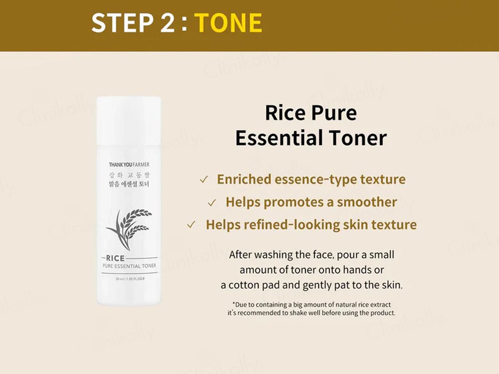 Thank You Farmer Rice Pure Glow Travel Kit