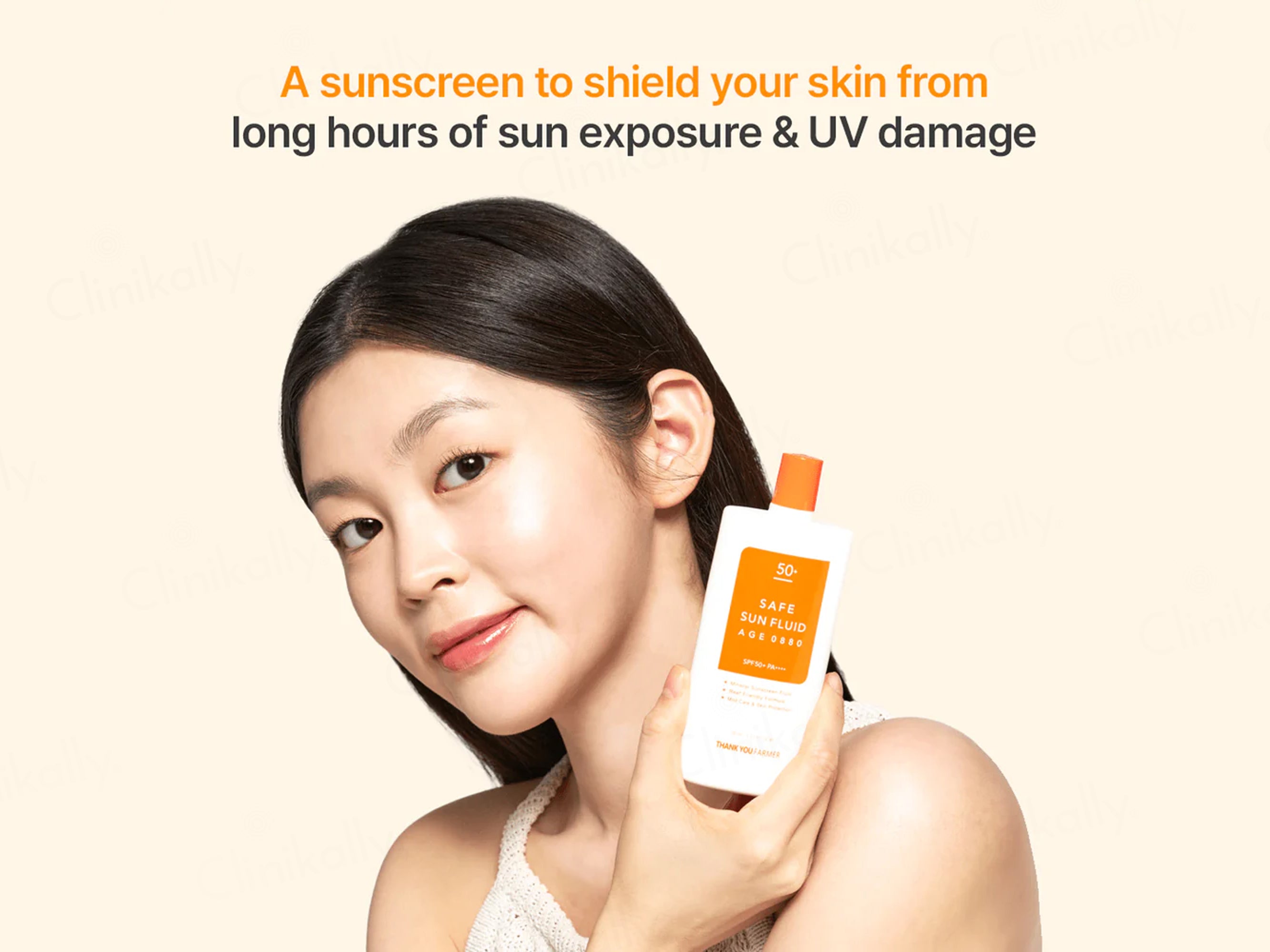 Thank You Farmer Safe Sun Fluid Age 0880 Sunscreen SPF 50+ PA++++