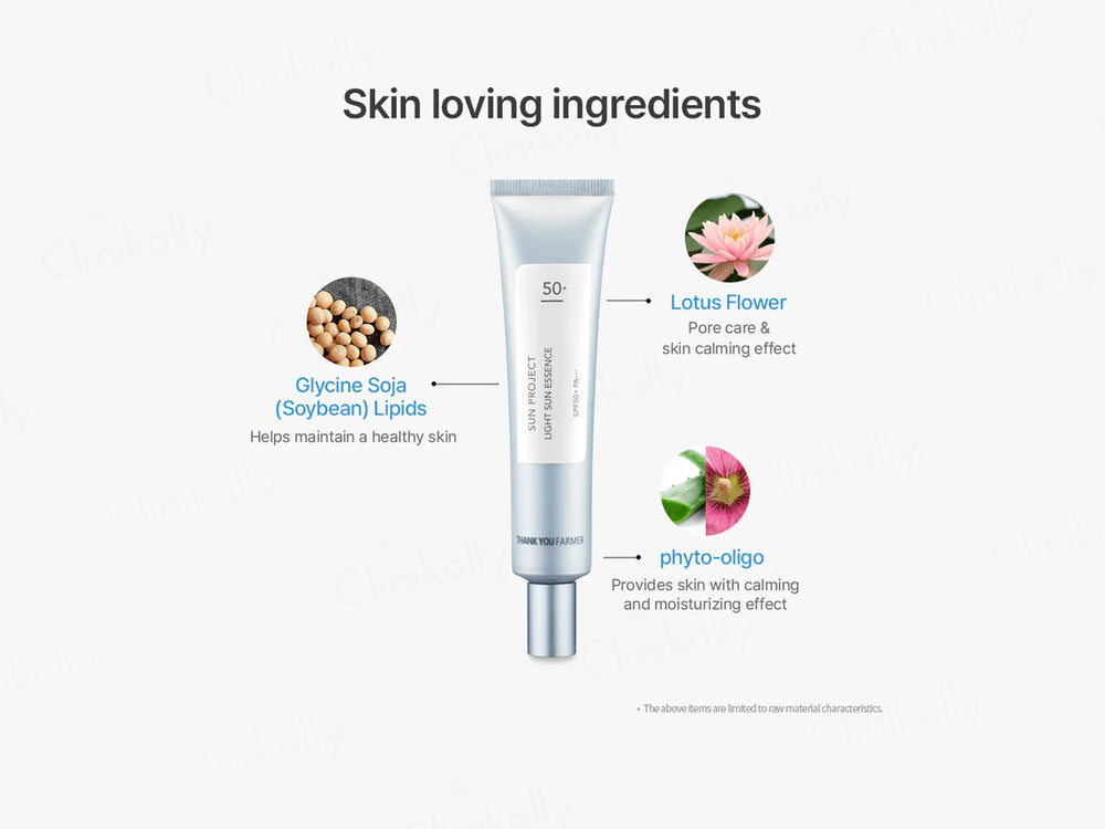 Thank You Farmer Sun Project Light Sun Essence Sunscreen SPF 50+ PA+++