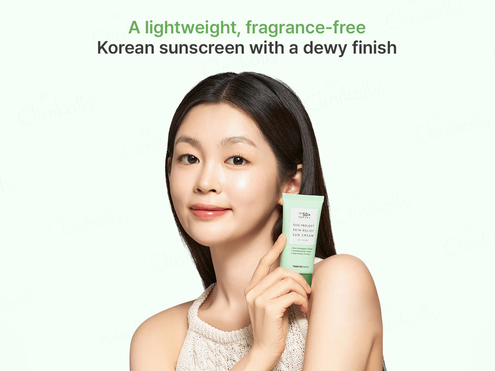 Thank You Farmer Sun Project Skin-Relief Sun Cream Sunscreen SPF 50+ PA++++