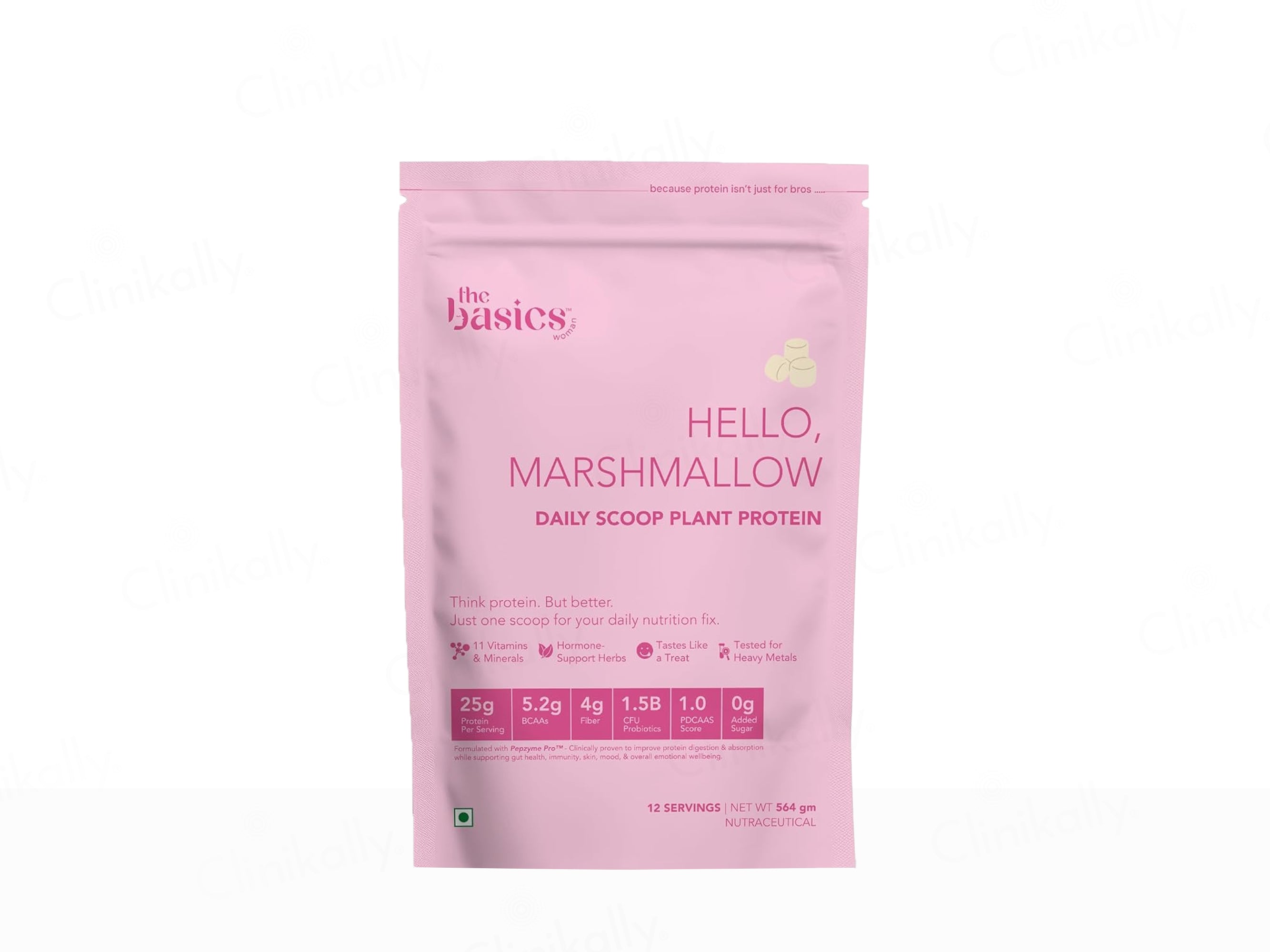 The Basics Woman Hello, Marshmallow Daily Scoop Plant Protein Powder