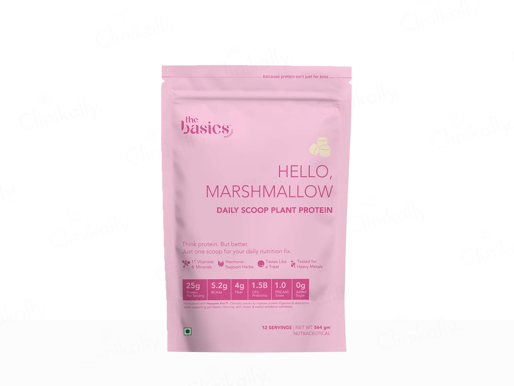 The Basics Woman Hello, Marshmallow Daily Scoop Plant Protein Powder
