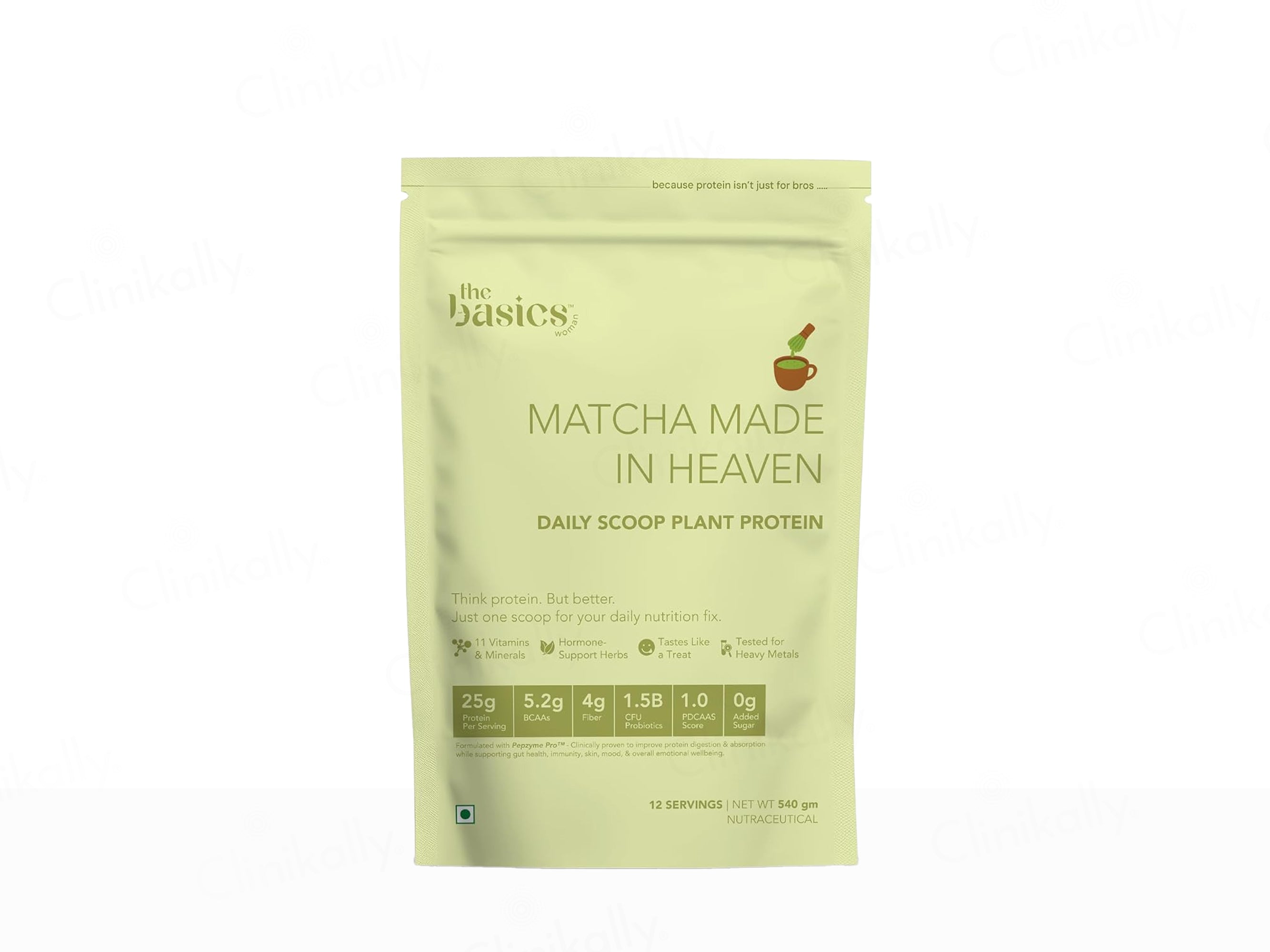 The Basics Woman Matcha Made In Heaven Daily Scoop Plant Protein Powder