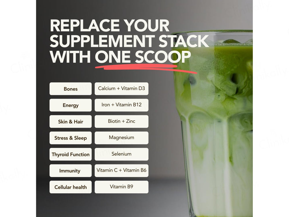 The Basics Woman Matcha Made In Heaven Daily Scoop Plant Protein Powder