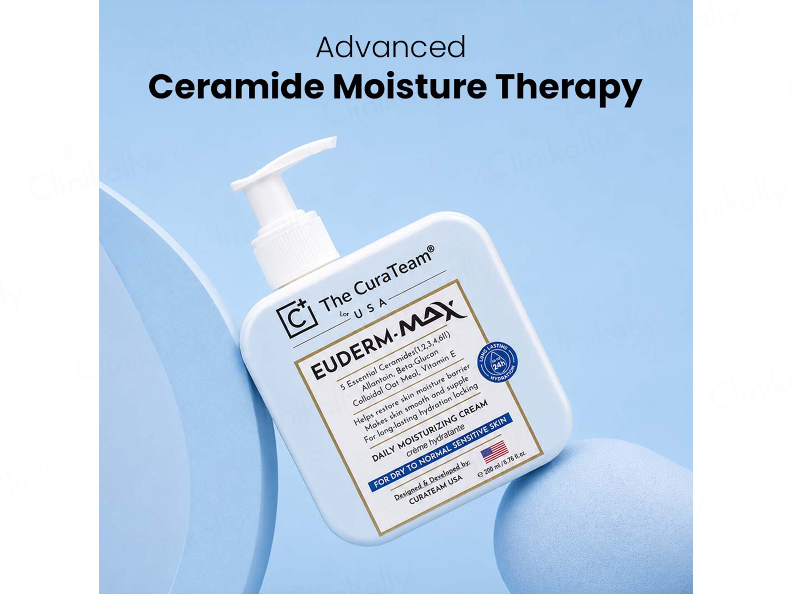 The CuraTeam Euderm-Max Daily Moisturizing Cream