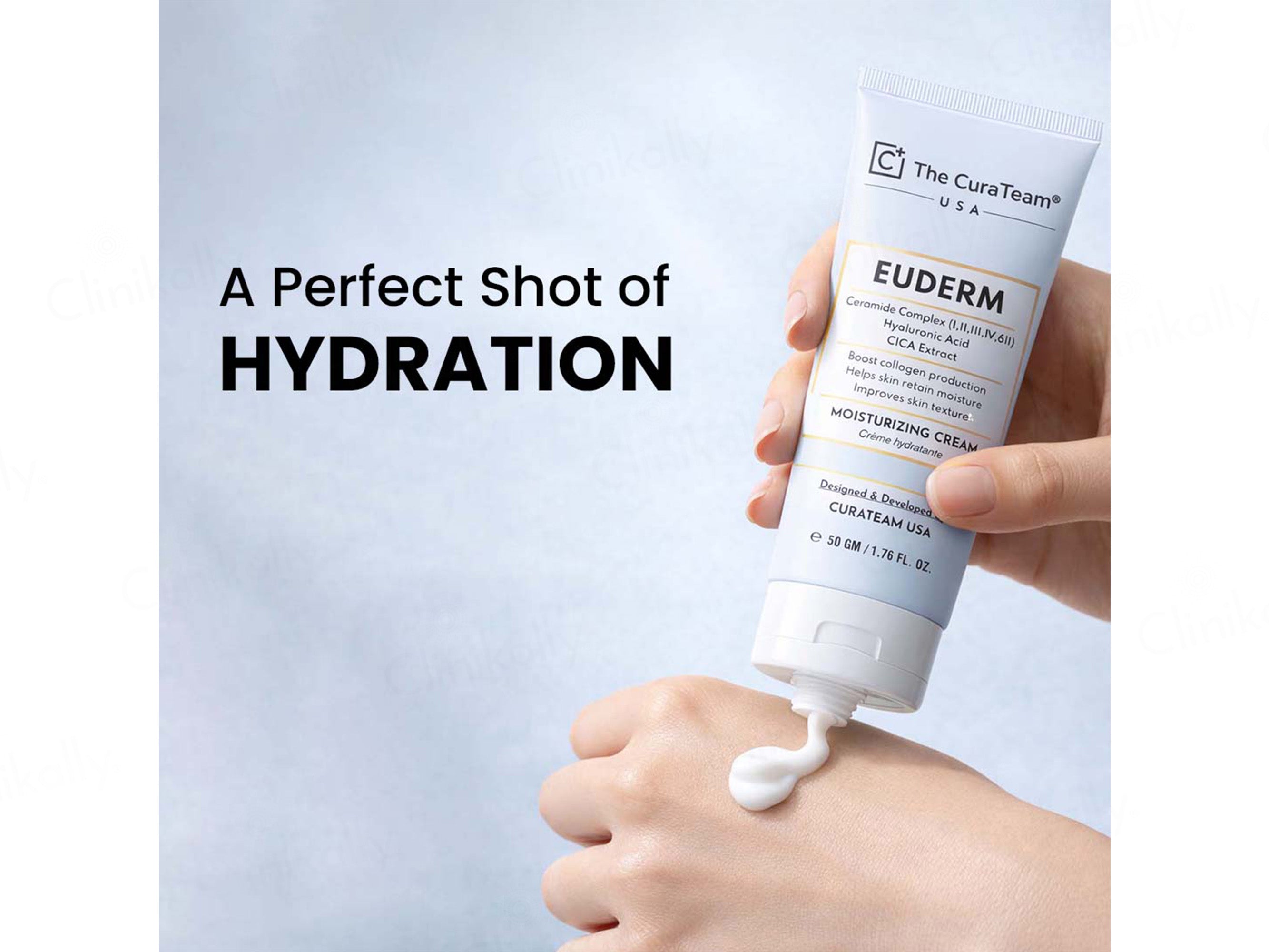 The CuraTeam Euderm Ceramide Hydration Moisturizing Cream