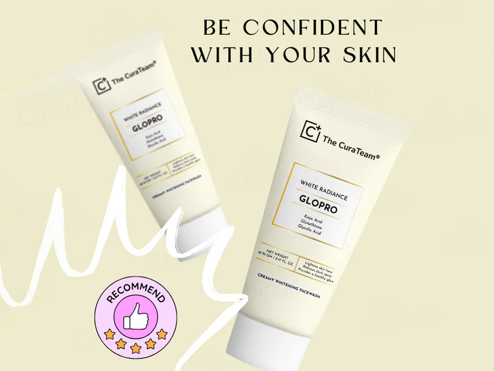 The CuraTeam Glopro White Radiance Creamy Whitening Facewash