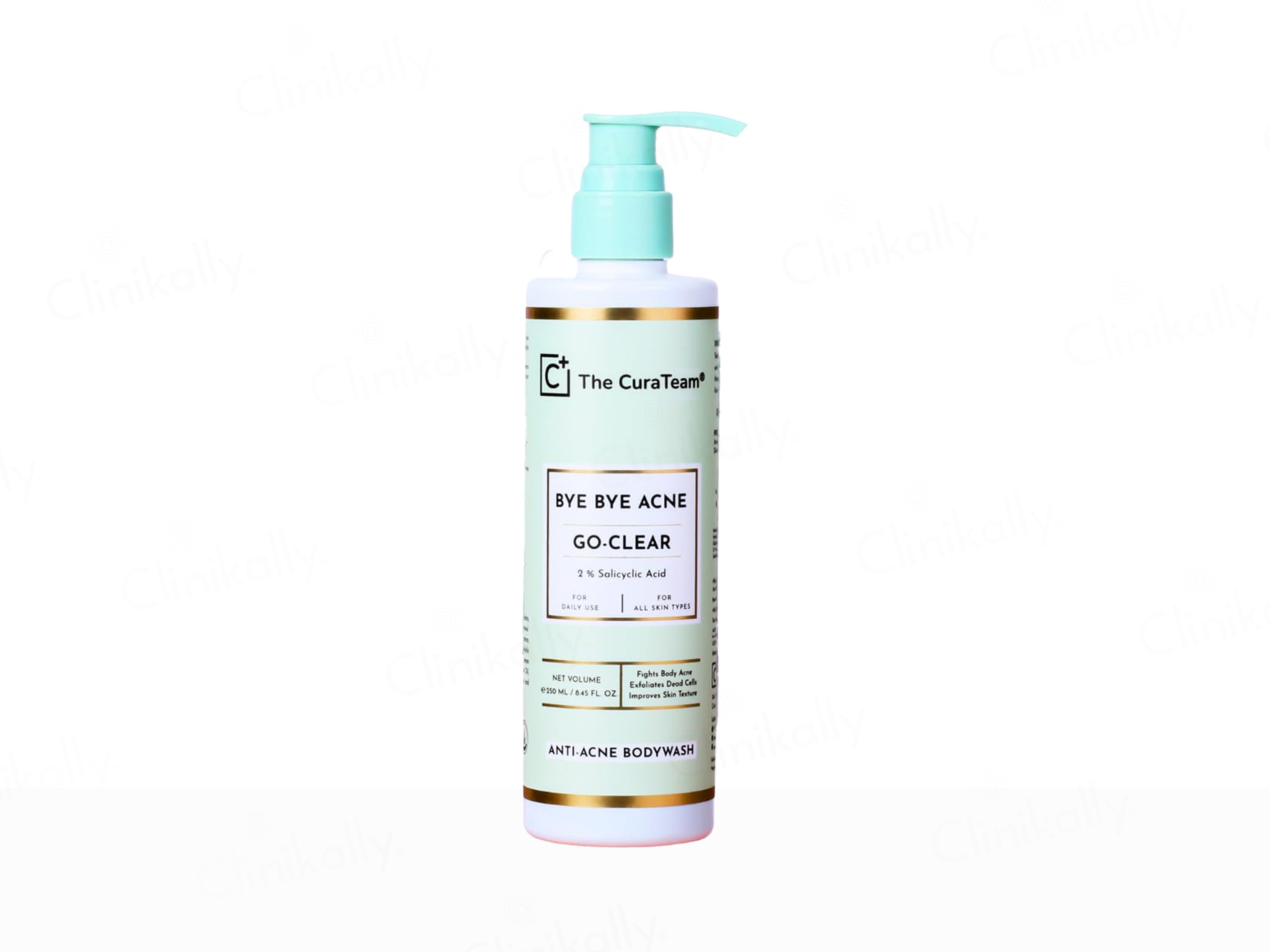The CuraTeam Go-Clear Bye Bye Acne 2% Salicylic Acid Anti-Acne Bodywash
