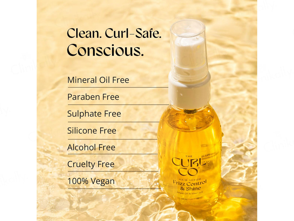 The Curl Co Frizz Control & Shine Hair Serum