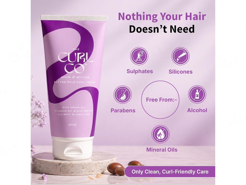 The Curl Co Shape & Restore Strong Hold Curl Cream