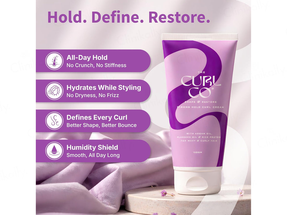 The Curl Co Shape & Restore Strong Hold Curl Cream