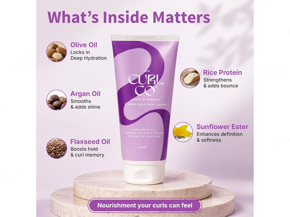 The Curl Co Shape & Restore Strong Hold Curl Cream
