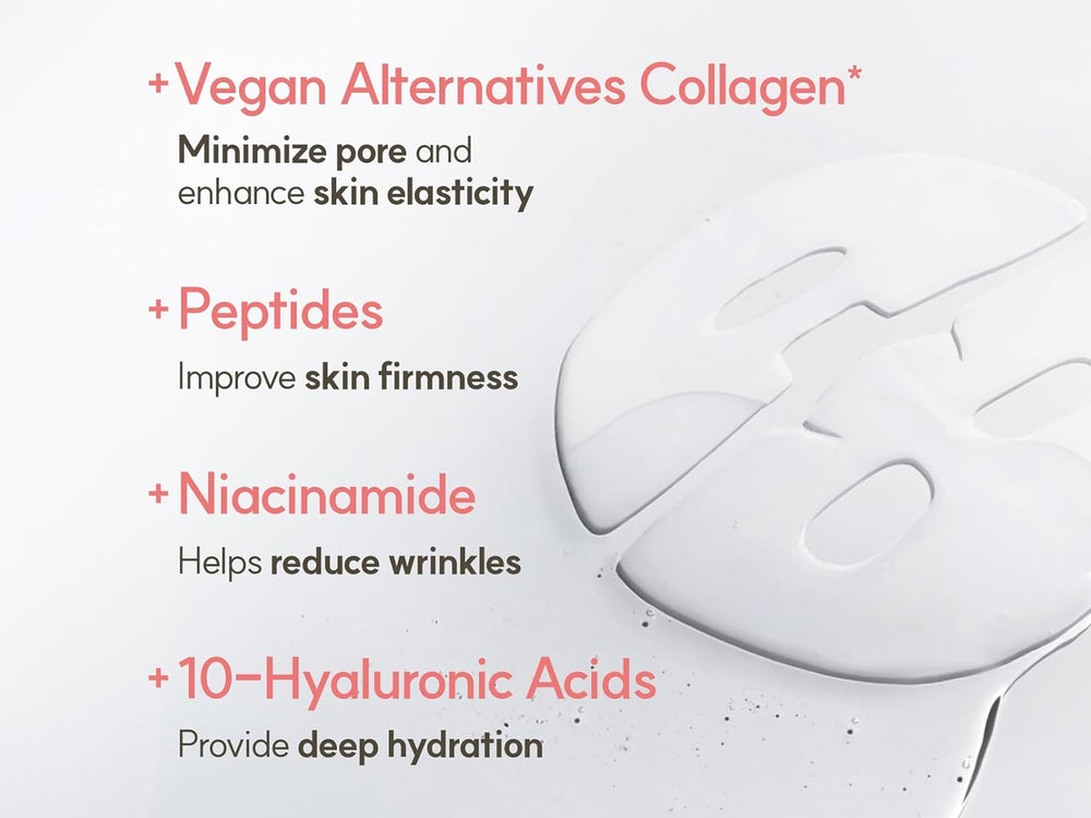 The Face Shop At Home Aesthetics Original Vegan Collagen Face Sheet Mask