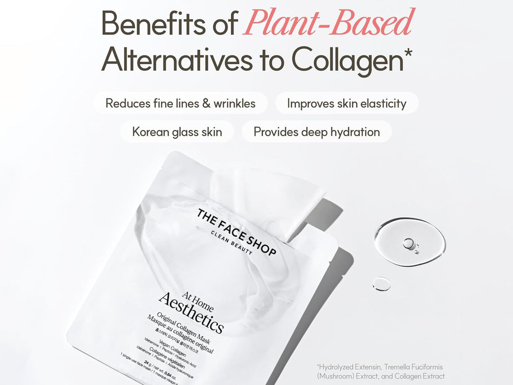 The Face Shop At Home Aesthetics Original Vegan Collagen Face Sheet Mask