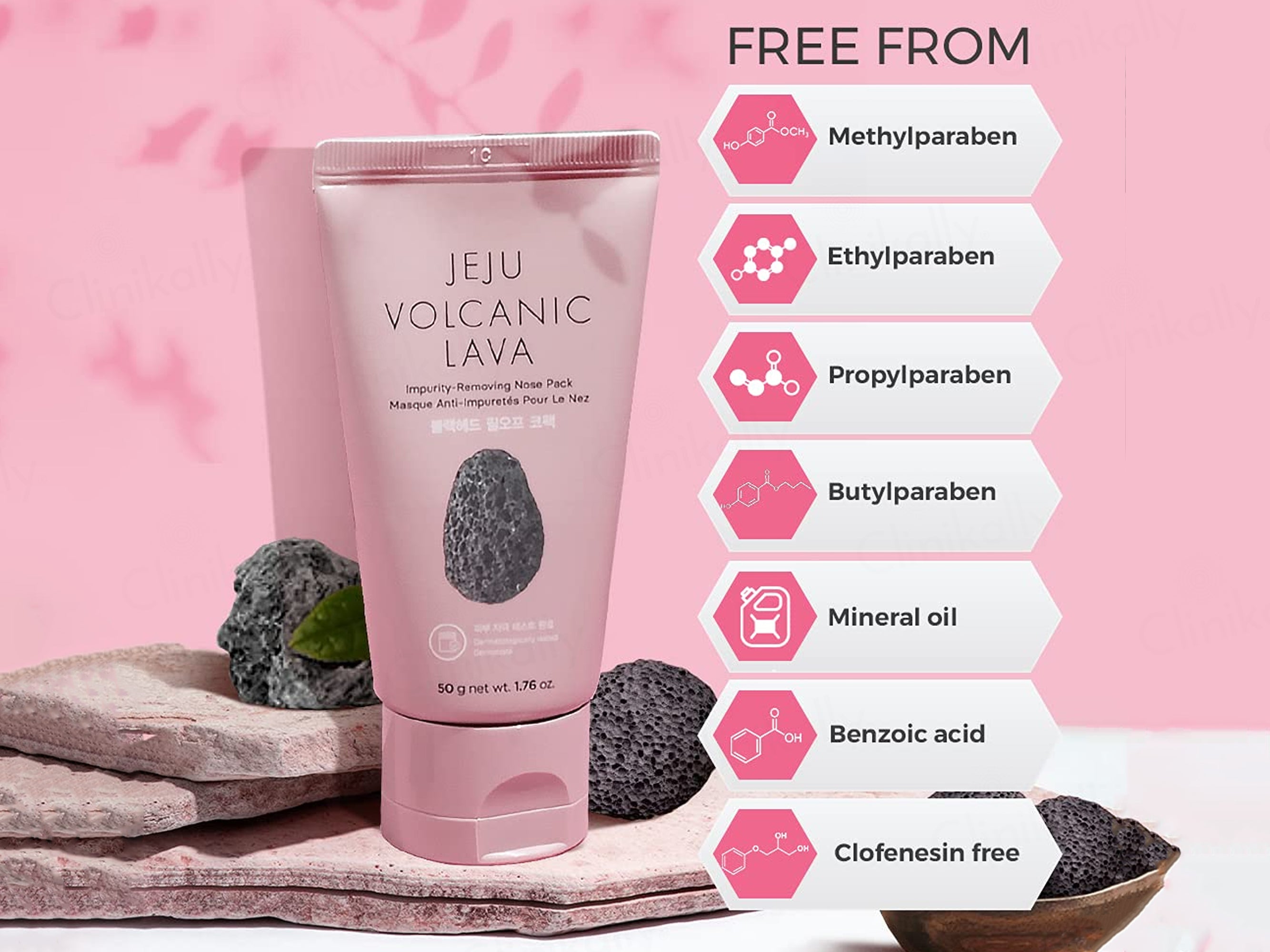 The Face Shop Jeju Volcanic Lava Impurity Removing Nose Pack