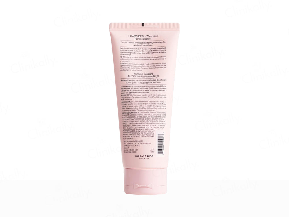 The Face Shop Rice Water Bright Foaming Cleanser