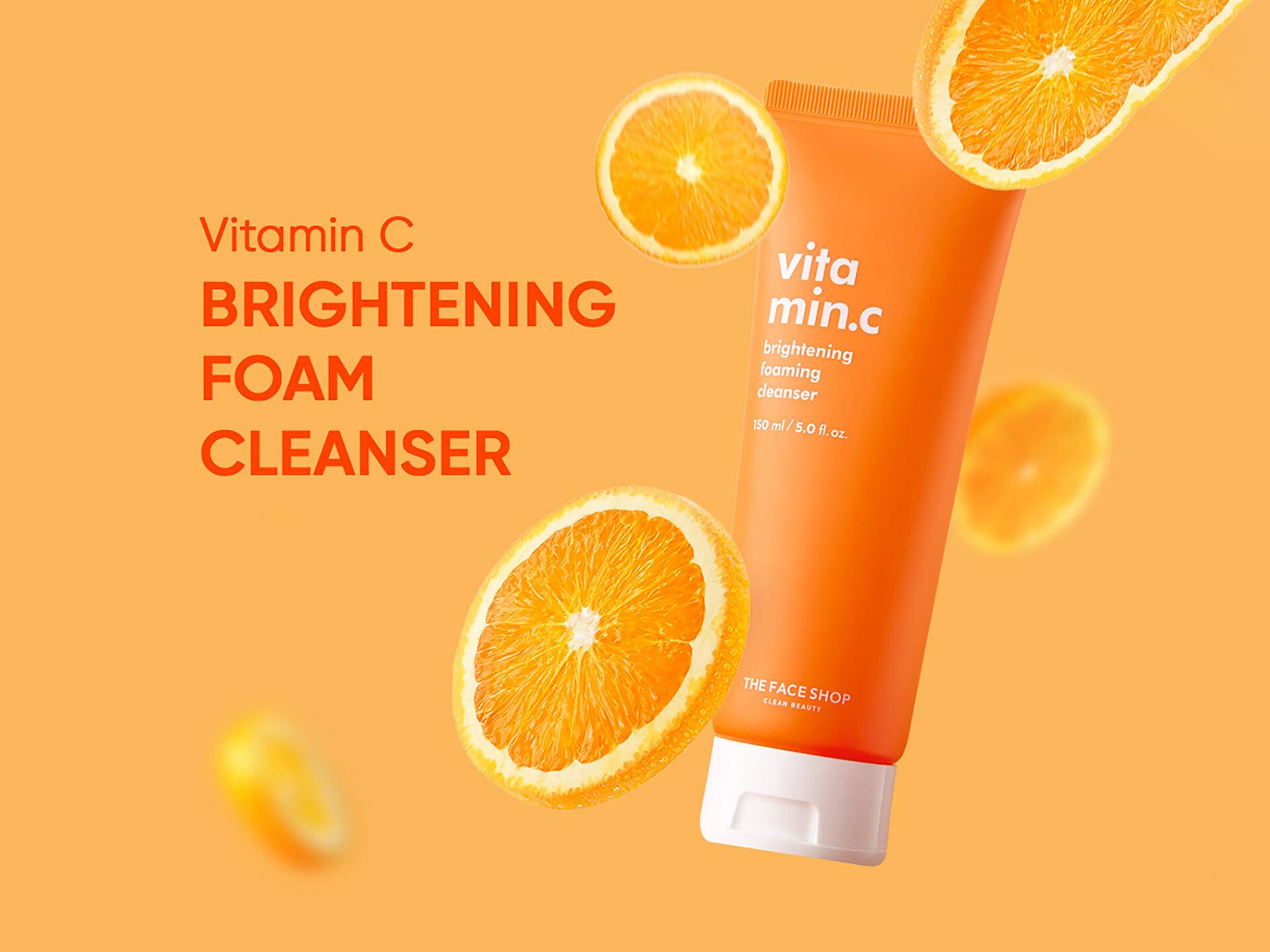 The Face Shop Vitamin C Brightening Foaming Cleanser