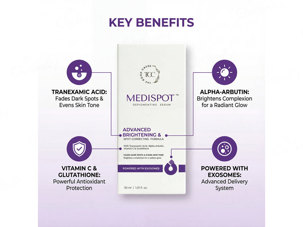 The Good Cause Medispot Advanced Brightening & Depigmenting Face Serum