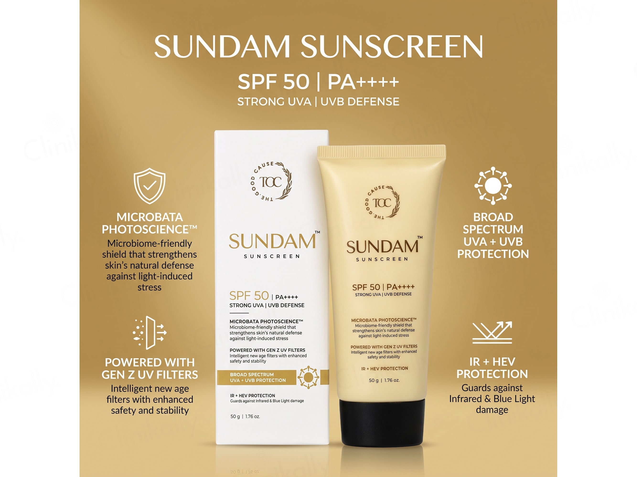 The Good Cause Sundam Sunscreen SPF 50 PA++++