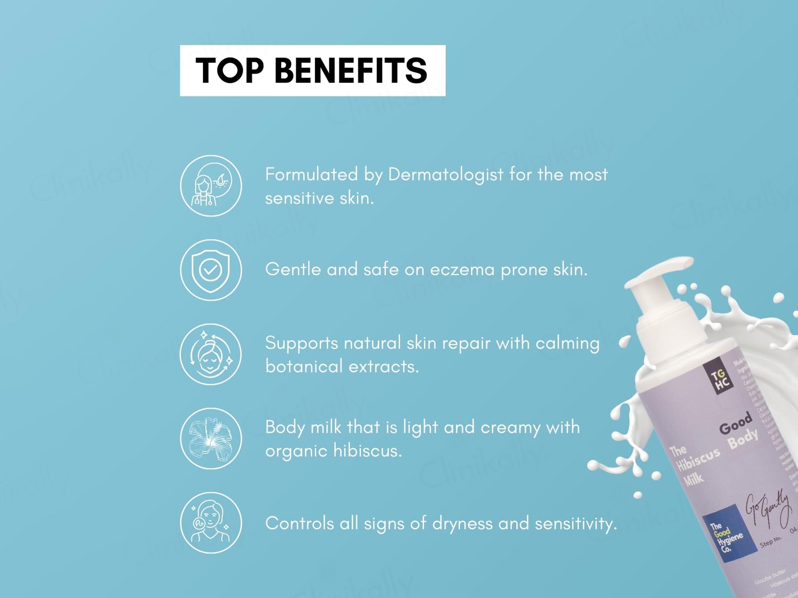 The Good Hygiene Co. Hibiscus Body Milk For Sensitive Skin