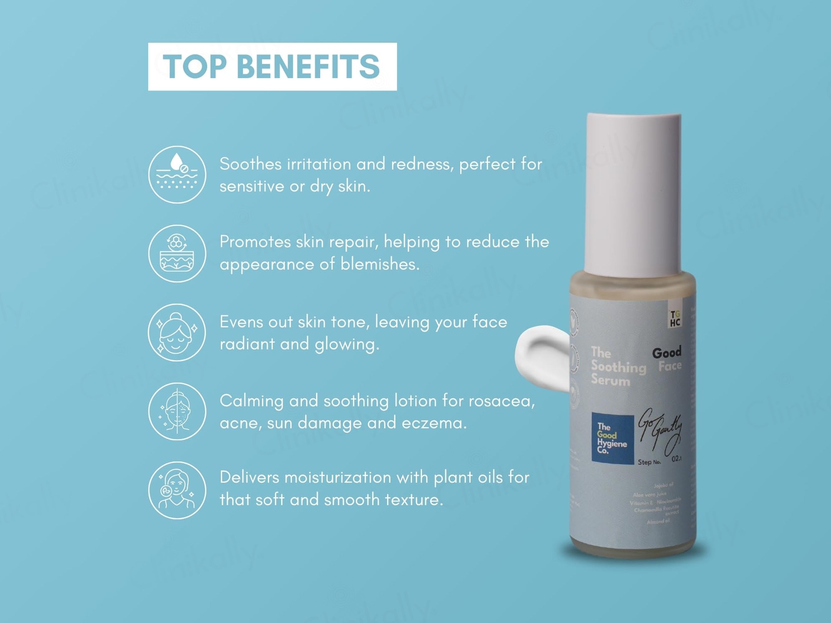 The Good Hygiene Co. Soothing Face Serum For Sensitive Skin