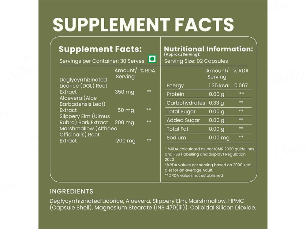 The Science Of Good Health Gut Repair Nutraceutical Capsule