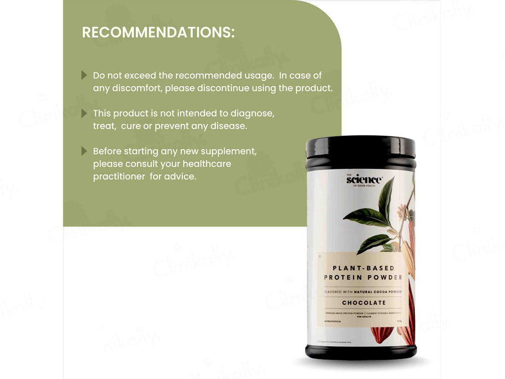 The Science Of Good Health Plant-Based Protein Powder