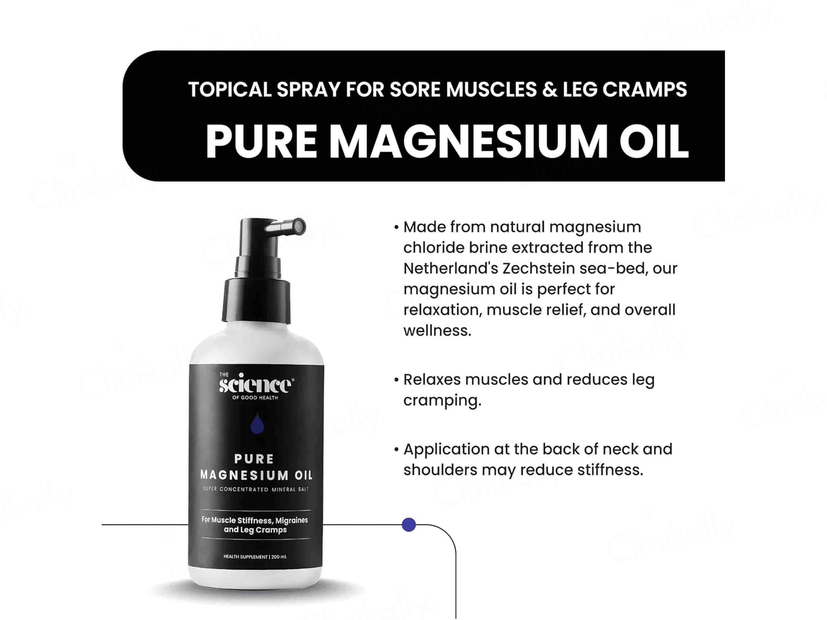 The Science Of Good Health Pure Magnesium Oil