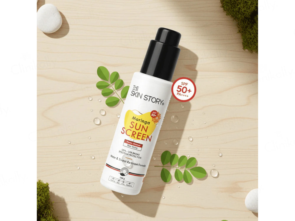 The Skin Story Moringa Non Sticky Matte Finished Face Sunscreen SPF 50+ PA+++