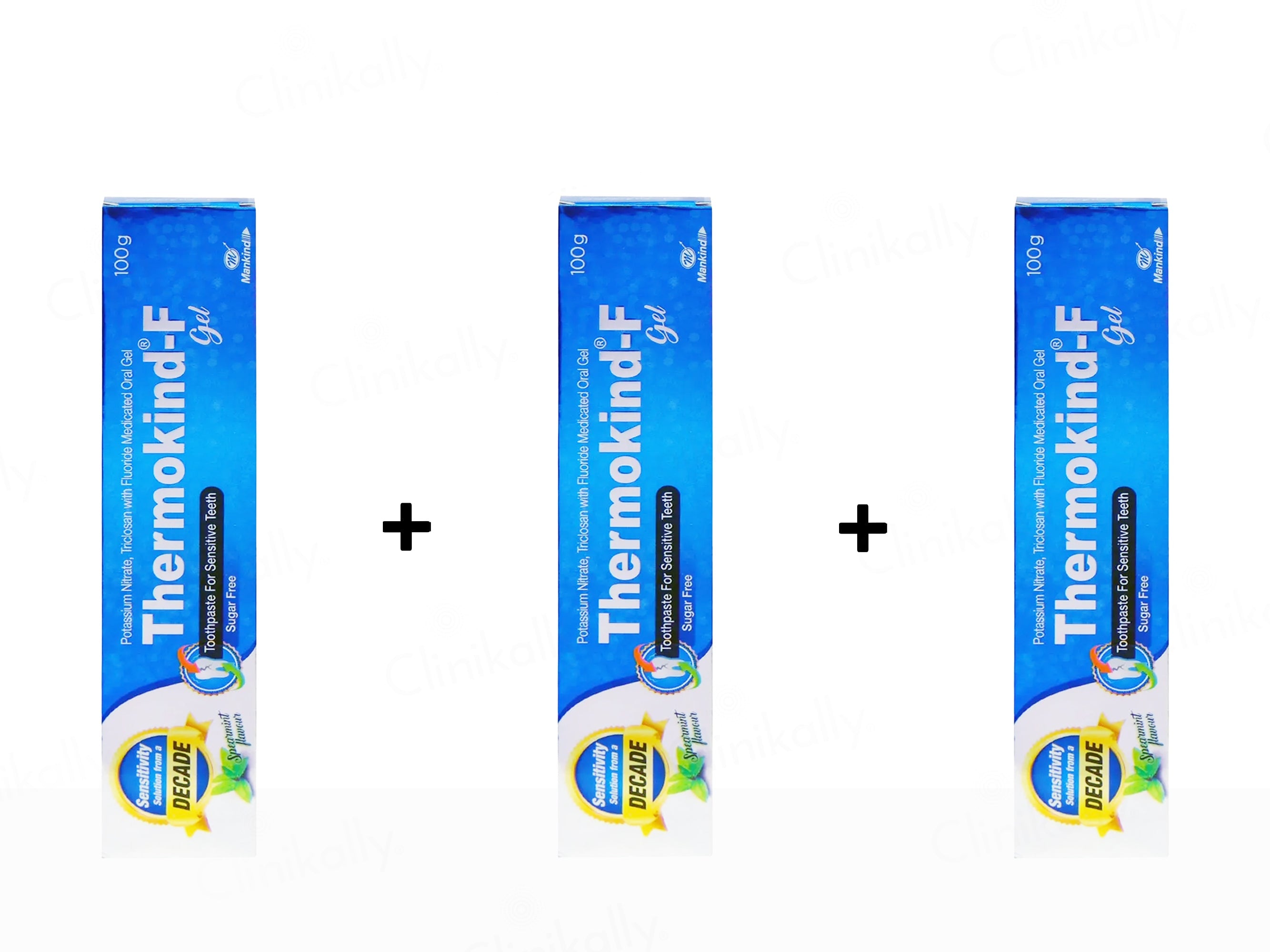 Thermokind-F Sugar Free Toothpaste Gel - Spearmint Flavour