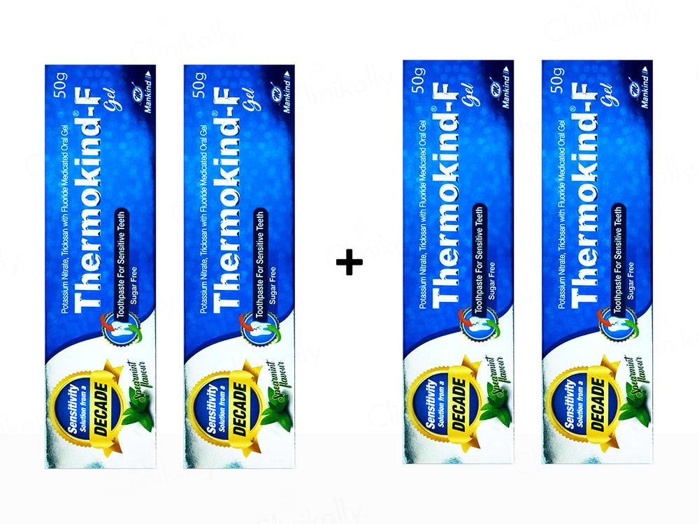 Thermokind-F Sugar Free Toothpaste Gel - Spearmint Flavour