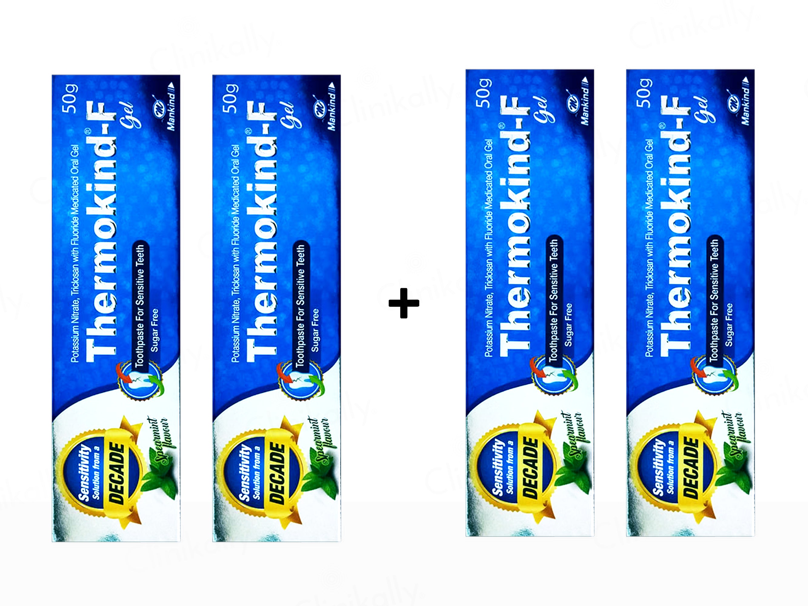 Thermokind-F Sugar Free Toothpaste Gel - Spearmint Flavour