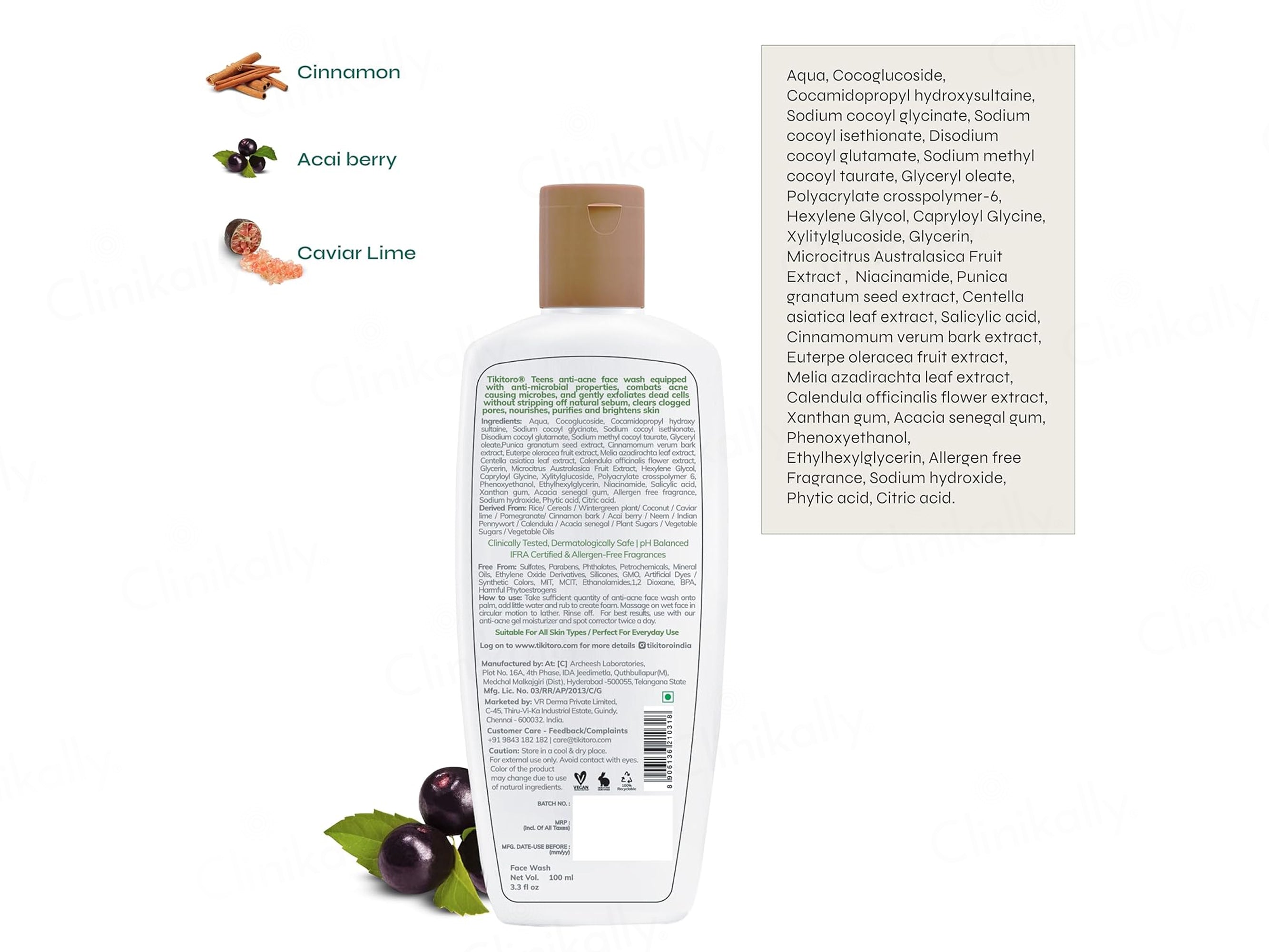 Tikitoro Teens Anti-Acne Face Wash