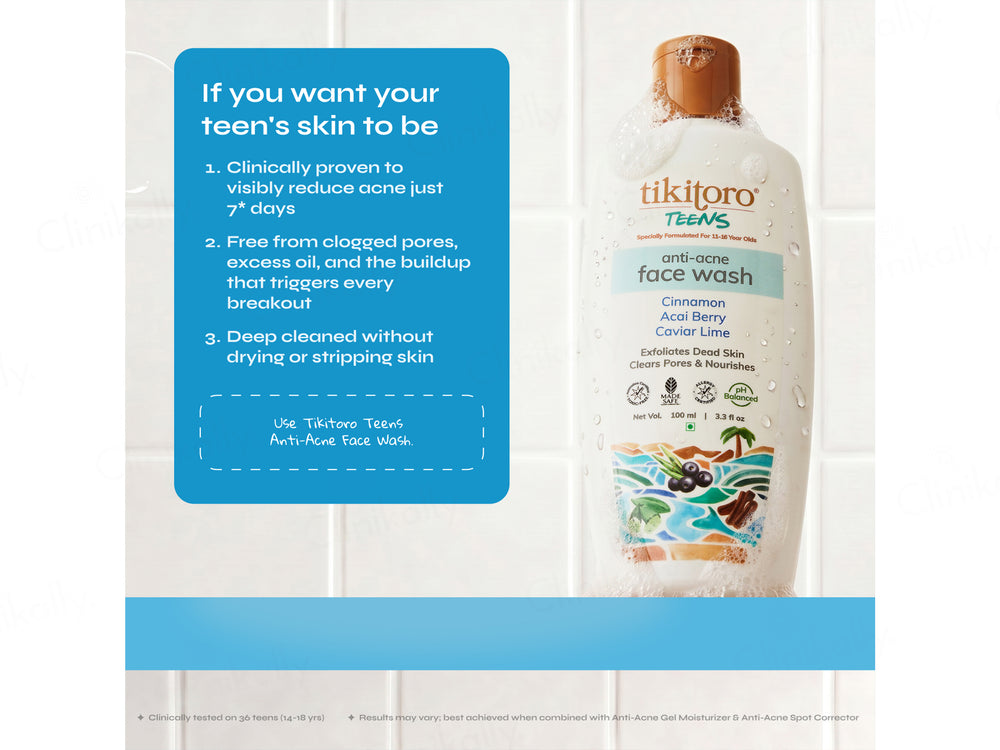 Tikitoro Teens Anti-Acne Face Wash