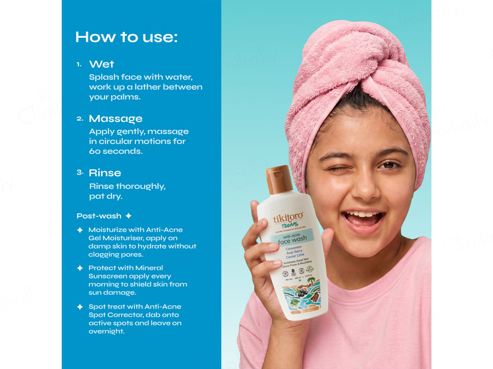 Tikitoro Teens Anti-Acne Face Wash