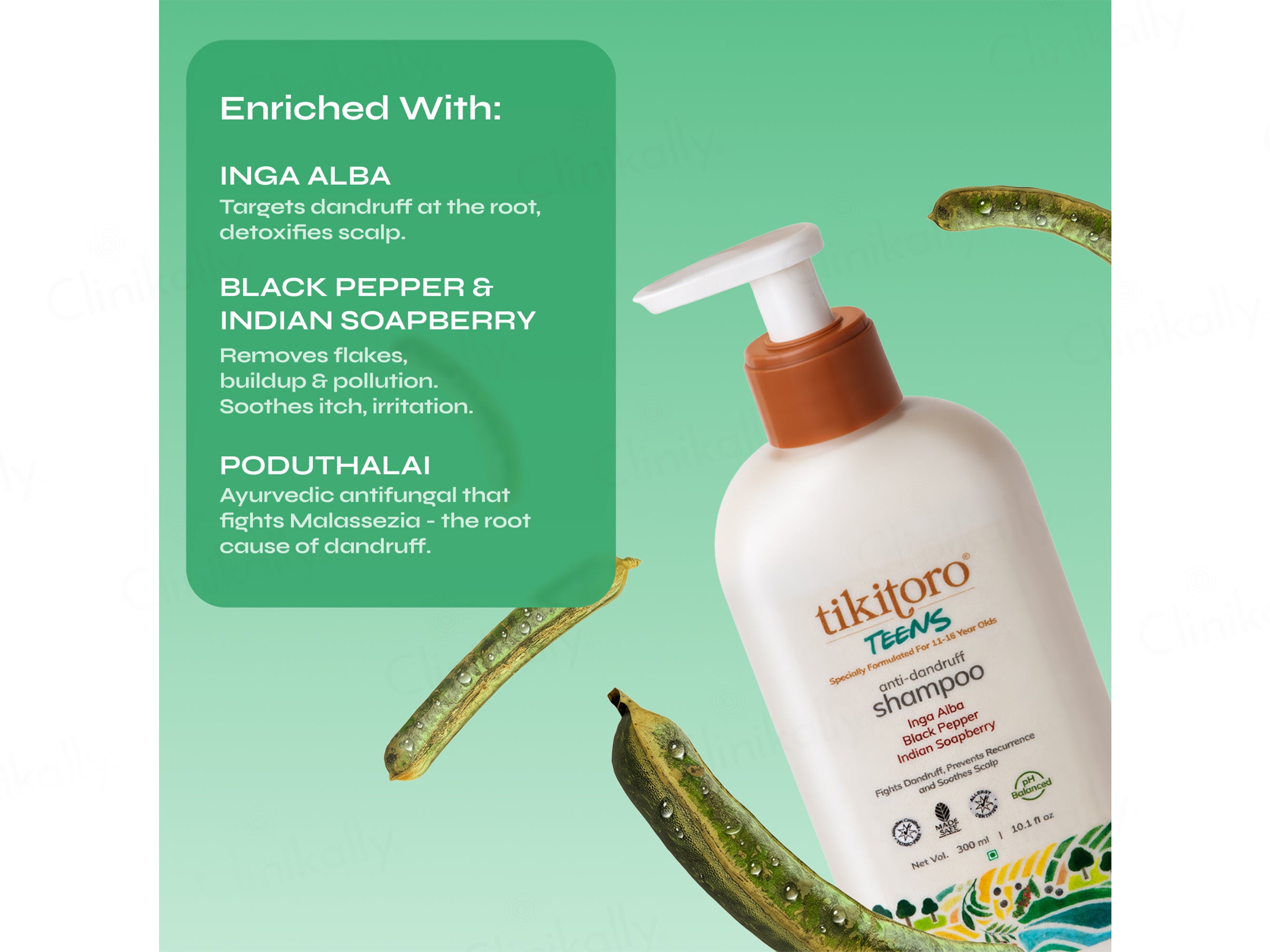 Tikitoro Teens Anti Dandruff Shampoo
