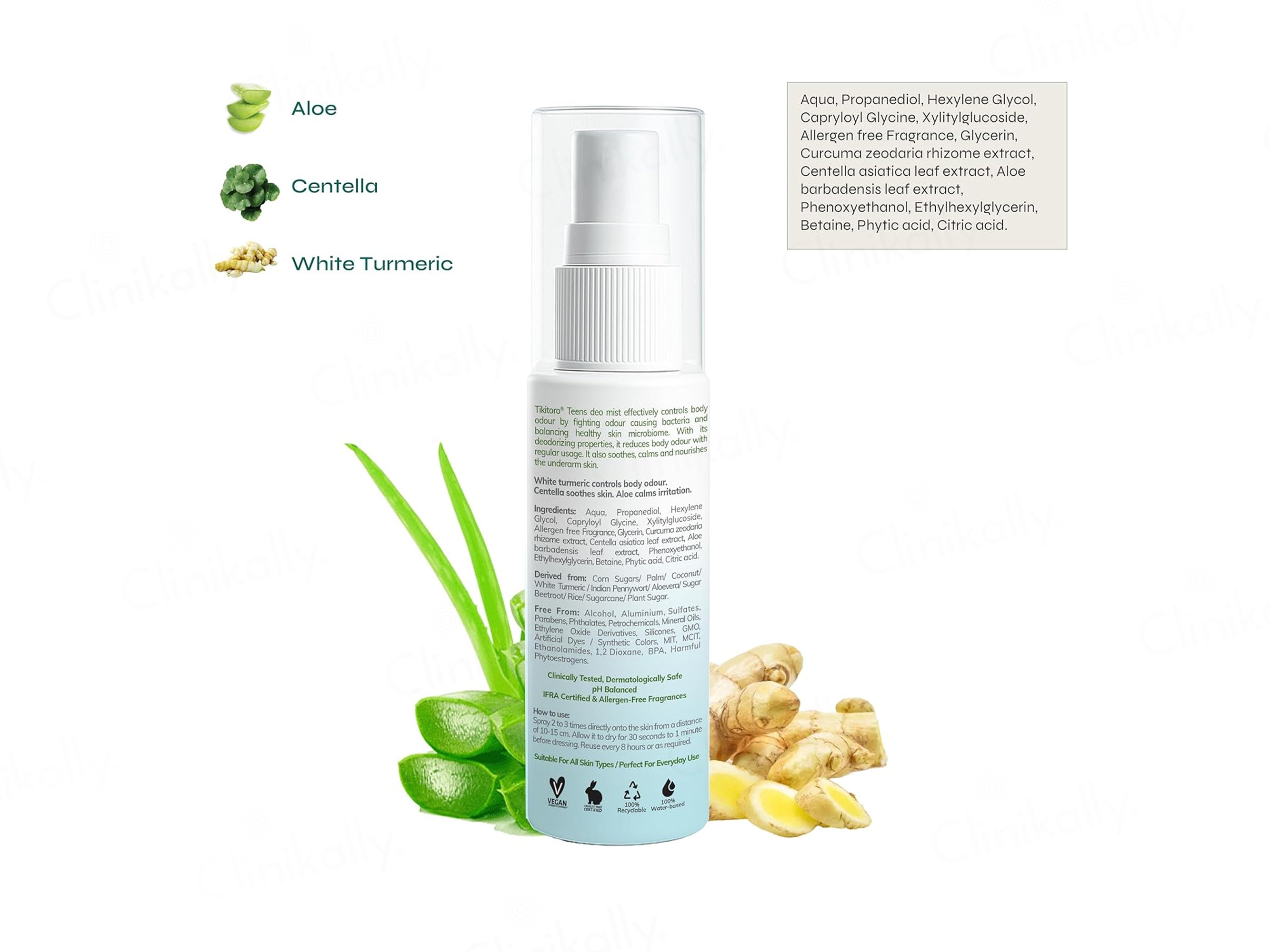 Tikitoro Teens Deo Mist - Aqua