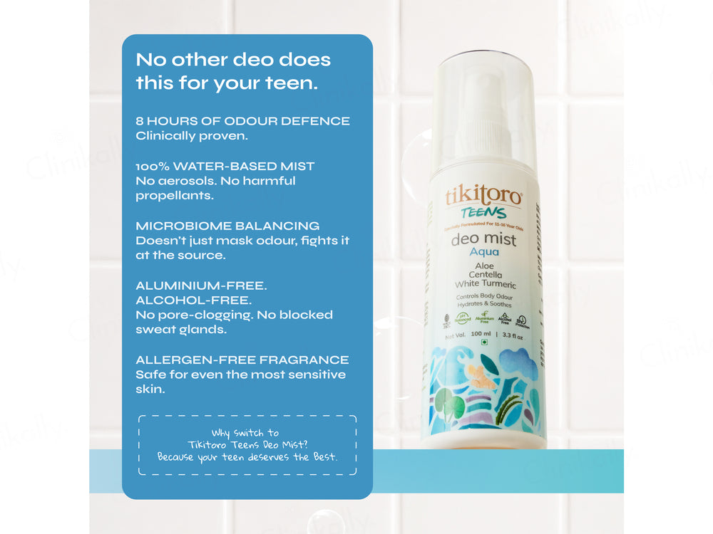 Tikitoro Teens Deo Mist - Aqua