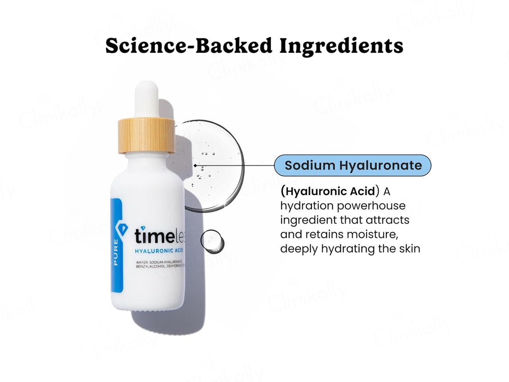 Timeless Skin Care 100% Pure Hyaluronic Acid Face Serum